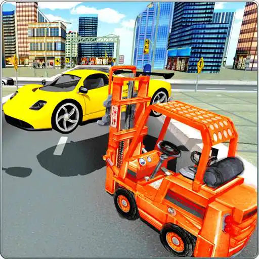 Free play online Real Car Traffic Forklift Sim  APK