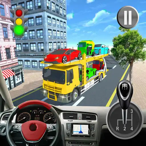 Play Real car transport truck drive APK