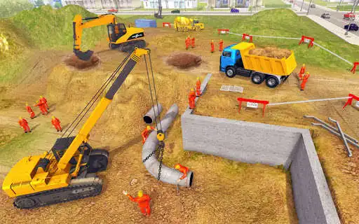Play Real Construction Sim 2019: Builder Game as an online game Real Construction Sim 2019: Builder Game with UptoPlay