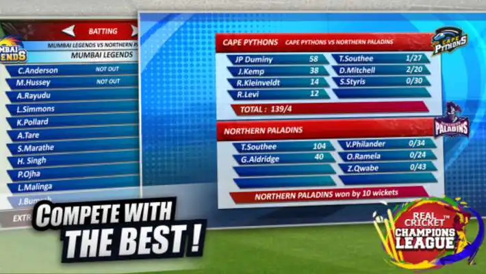 Play Real Cricket™ Champions League