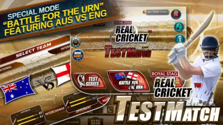 Play Real Cricket™ Test Match