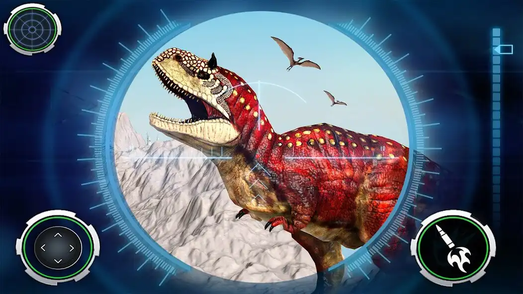 Play Real Dino Hunter: Dino Game 3d as an online game Real Dino Hunter: Dino Game 3d with UptoPlay