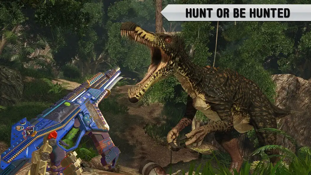 Play Real Dino Hunter Gun Games 3D as an online game Real Dino Hunter Gun Games 3D with UptoPlay
