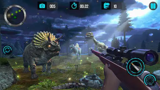 Play Real Dino Hunting Zoo Games as an online game Real Dino Hunting Zoo Games with UptoPlay