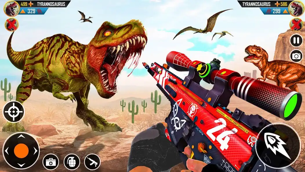 Play Real Dino Hunting - Zoo Hunter  and enjoy Real Dino Hunting - Zoo Hunter with UptoPlay