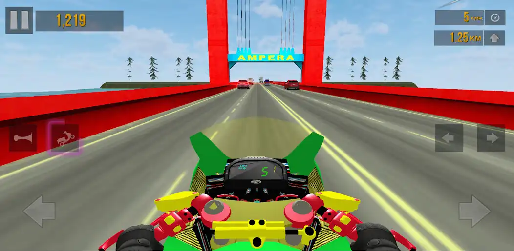 Play Real Drag racing Traffic rider as an online game Real Drag racing Traffic rider with UptoPlay