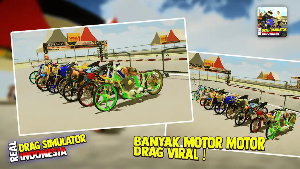 Play Real Drag Simulator Indonesia as an online game Real Drag Simulator Indonesia with UptoPlay