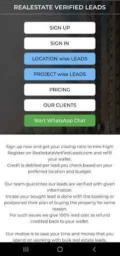 Play RealEstate Verified Leads  and enjoy RealEstate Verified Leads with UptoPlay