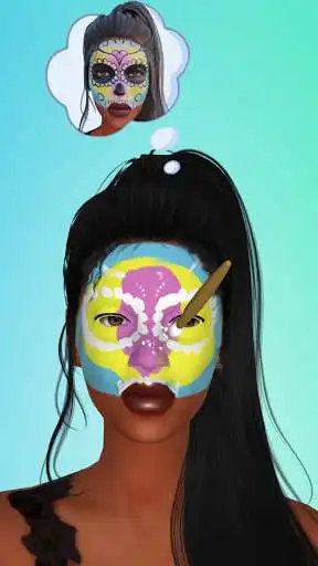 Play Real Face Painting as an online game Real Face Painting with UptoPlay