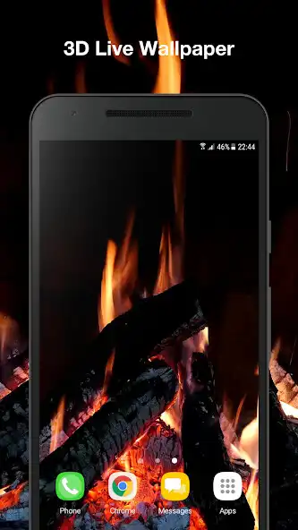 Play Real Fireplace Wallpaper Pro  and enjoy Real Fireplace Wallpaper Pro with UptoPlay