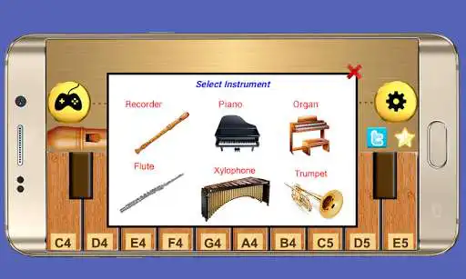 Play Real Flute & Recorder - Magic Tiles Music Games as an online game Real Flute & Recorder - Magic Tiles Music Games with UptoPlay