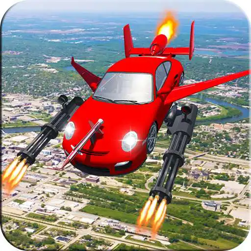 Free play online Real flying car armored shooting combat free 2018  APK