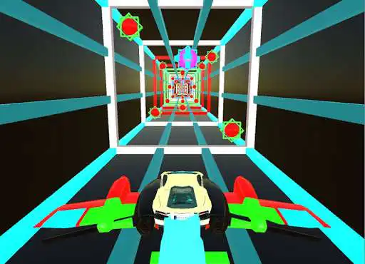 Play Real Flying Car -Speed Tron Cube Tunnel Trouble 3D as an online game Real Flying Car -Speed Tron Cube Tunnel Trouble 3D with UptoPlay