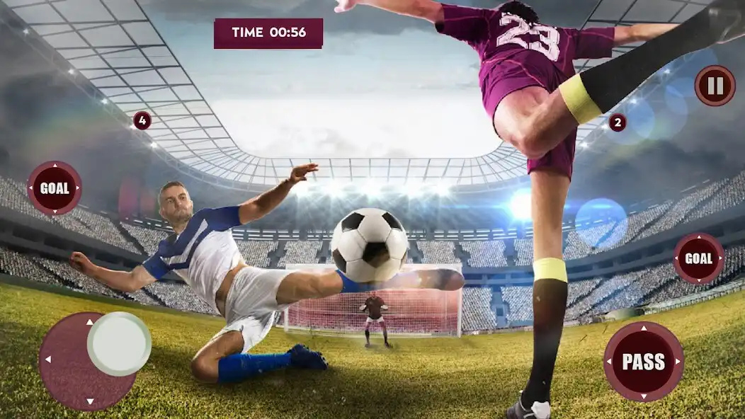 Play Real Football: Soccer 2023 as an online game Real Football: Soccer 2023 with UptoPlay