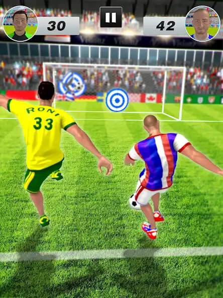 Play Real Football Soccer Strike 3D as an online game Real Football Soccer Strike 3D with UptoPlay