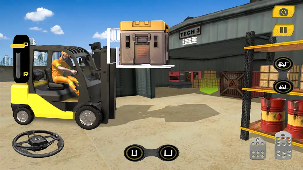 Play Real Forklift Simulator Games as an online game Real Forklift Simulator Games with UptoPlay