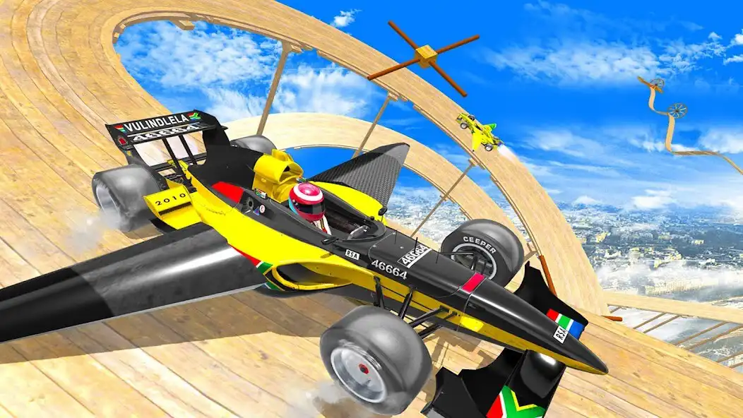 Play Real Formula Flying Car Stunts  and enjoy Real Formula Flying Car Stunts with UptoPlay