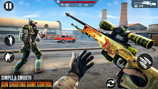 Play Real FPS Shooter Commando Game as an online game Real FPS Shooter Commando Game with UptoPlay