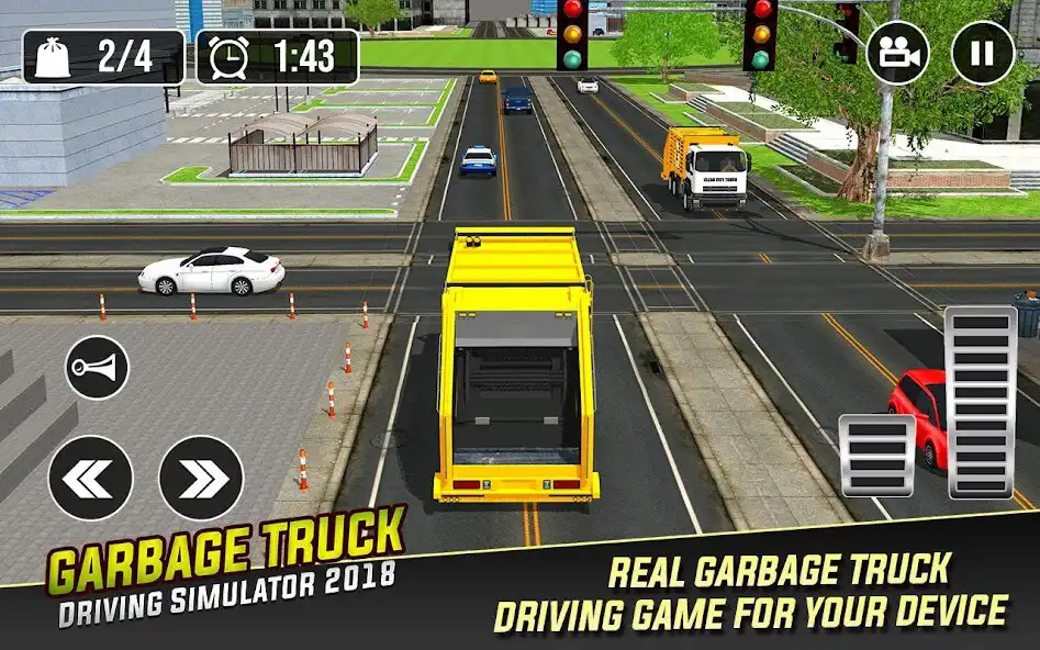 Play Real Garbage Truck Driving 3D  and enjoy Real Garbage Truck Driving 3D with UptoPlay