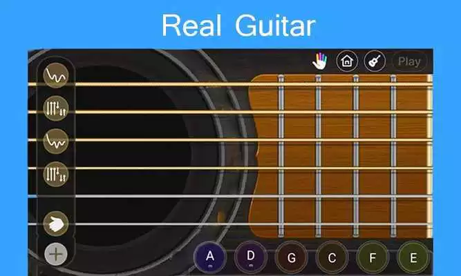 Play real guitar