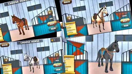 Play Real Horse Racing 3D as an online game Real Horse Racing 3D with UptoPlay
