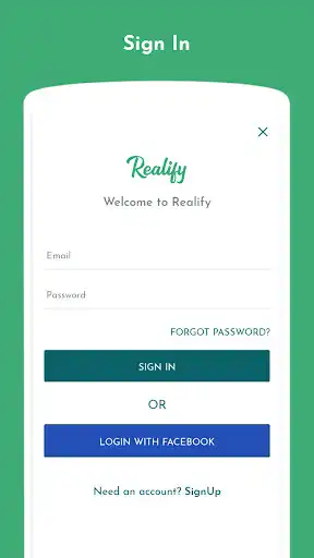 Play Realify React Native Theme as an online game Realify React Native Theme with UptoPlay