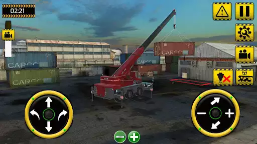 Play Realistic Crane Simulator as an online game Realistic Crane Simulator with UptoPlay
