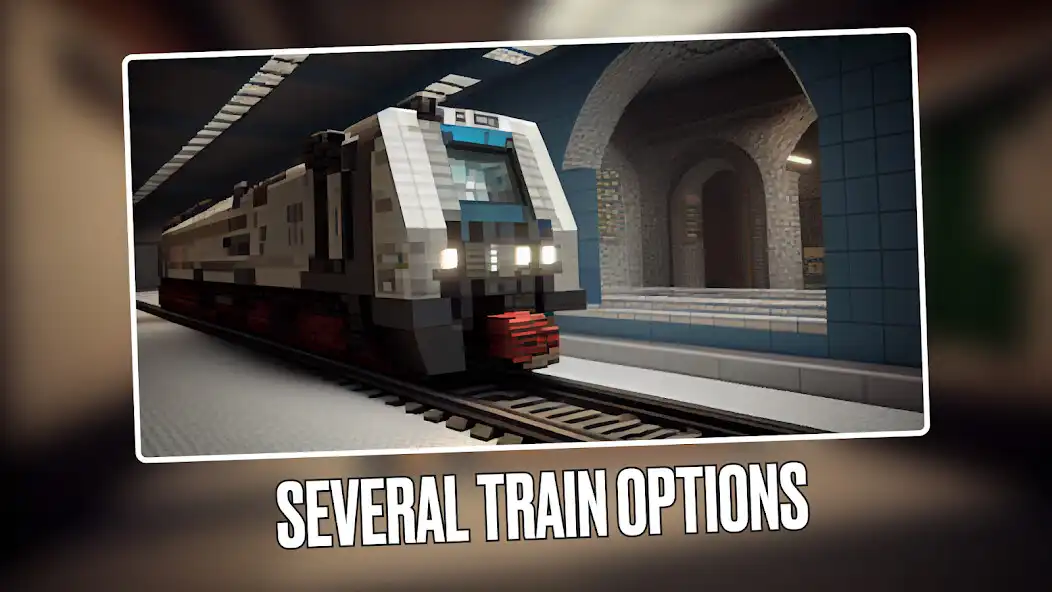 Play Realistic Metro Mod in MCPE as an online game Realistic Metro Mod in MCPE with UptoPlay