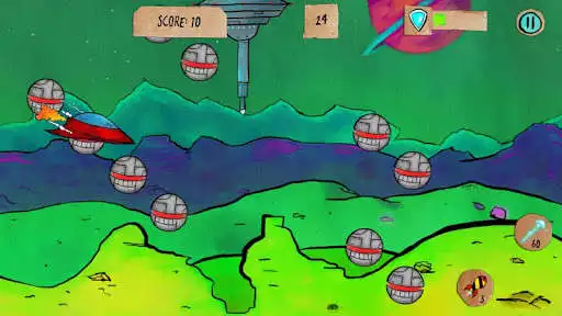 Play Reality Runner - side-scrolling spaceship shooter  and enjoy Reality Runner - side-scrolling spaceship shooter with UptoPlay