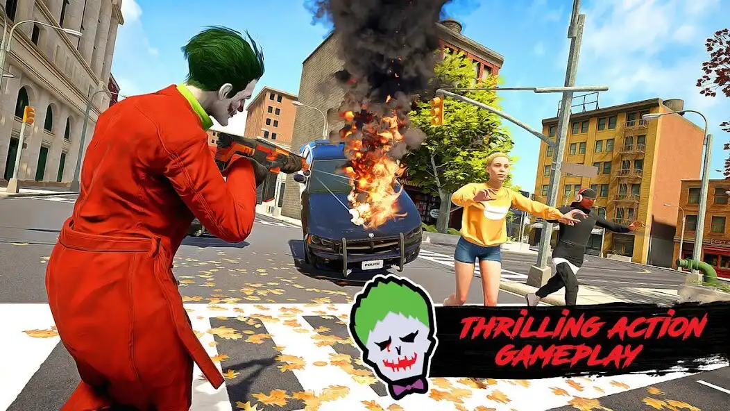Play Real Joker Gangster Auto Theft as an online game Real Joker Gangster Auto Theft with UptoPlay