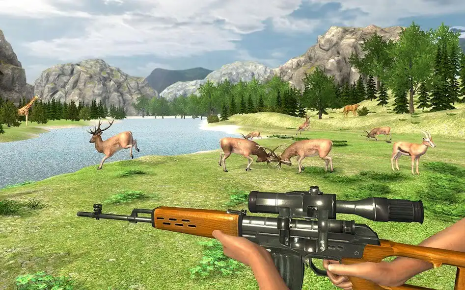 Play Real Jungle Animals Hunting as an online game Real Jungle Animals Hunting with UptoPlay