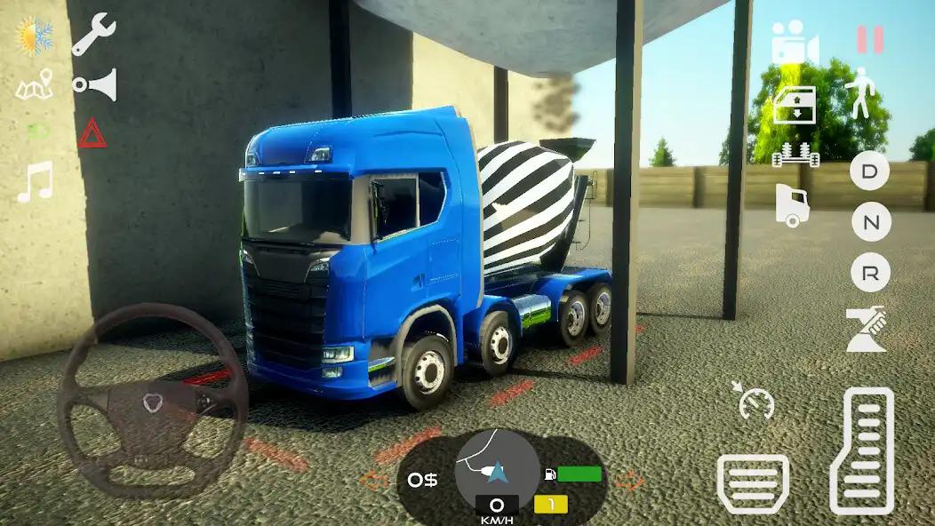 Play Real Mix Truck Simulator 2023 as an online game Real Mix Truck Simulator 2023 with UptoPlay