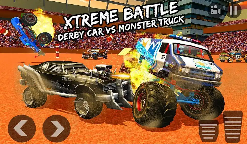Play Real Monster Truck Derby Crash as an online game Real Monster Truck Derby Crash with UptoPlay