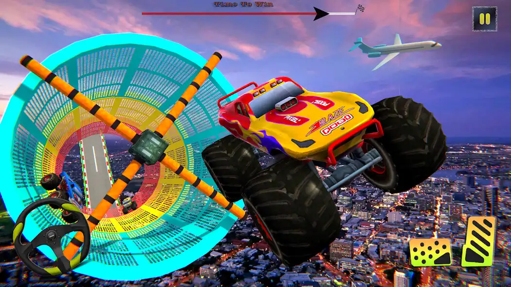 Play Real Monster Truck Stunt Game  and enjoy Real Monster Truck Stunt Game with UptoPlay