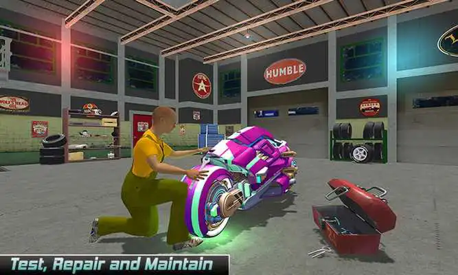 Play Real Moto Mechanic Workshop
