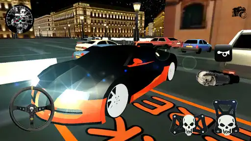 Play Real Night City Parking as an online game Real Night City Parking with UptoPlay
