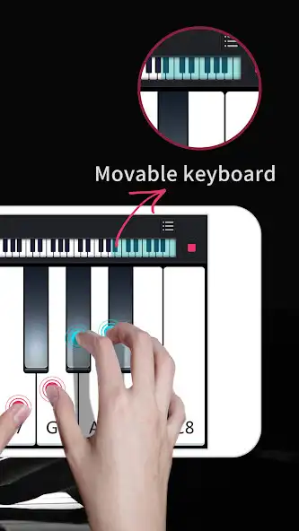 Play Real Piano - Piano Keyboard as an online game Real Piano - Piano Keyboard with UptoPlay