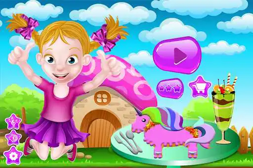 Play Real Pony Cake Maker- Design Bake & Decorate  and enjoy Real Pony Cake Maker- Design Bake & Decorate with UptoPlay