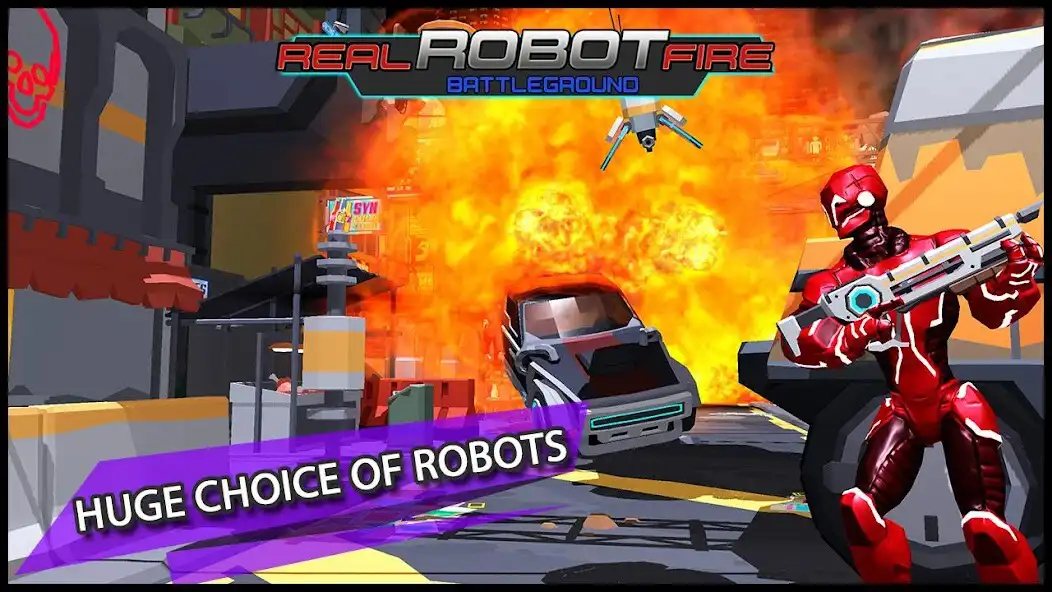 Play Real Robot Fire Battleground : Free Sci-fi Firing  and enjoy Real Robot Fire Battleground : Free Sci-fi Firing with UptoPlay