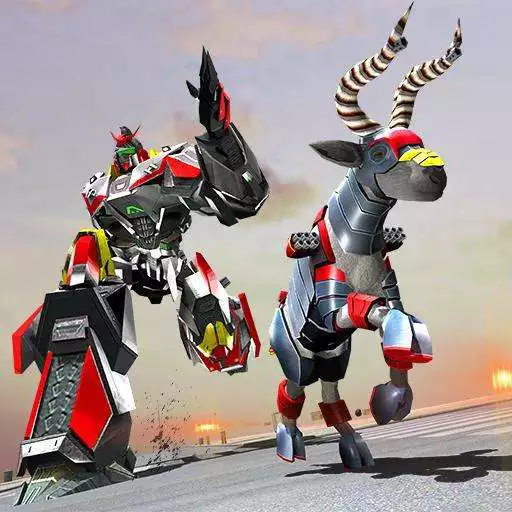 Free play online Real Robot Goat Simulator: Robot Transforming Game  APK