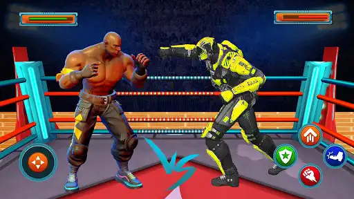 Play Real Robot Ring Knockout : Bot Fighting  and enjoy Real Robot Ring Knockout : Bot Fighting with UptoPlay