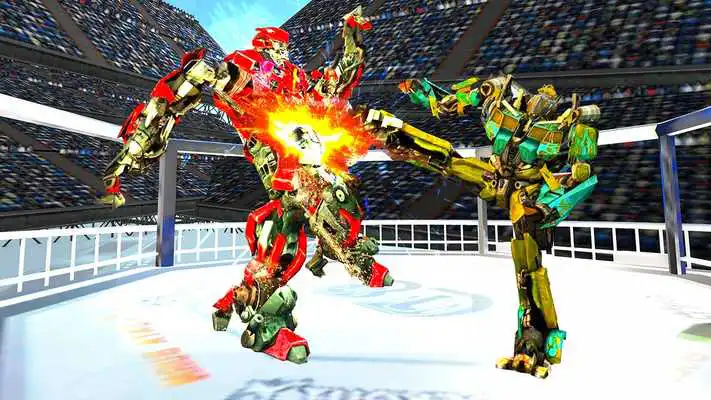 Play Real Robots Cage Ring Fighting- Mech Battle Arena
