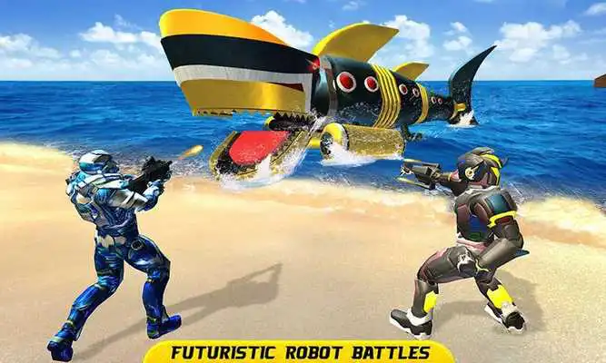 Play Real Robot Shark Game: Angry Shark Robot Transform