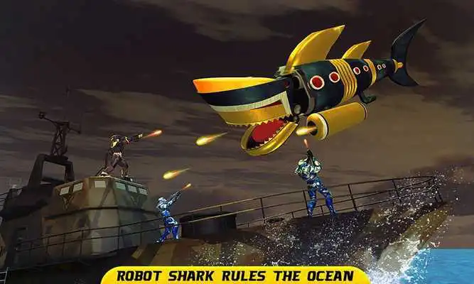 Play Real Robot Shark Game: Angry Shark Robot Transform