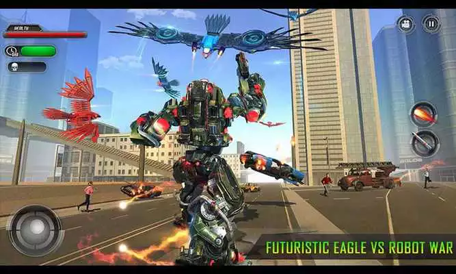 Play Real Robot Transforming Game: Flying Robot Bike
