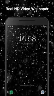 Play Real Snow Live Wallpaper