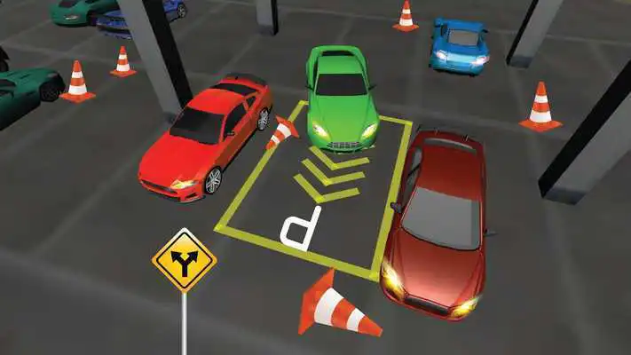 Play Real Sports Car Parking  Challenger Driver Sim 17