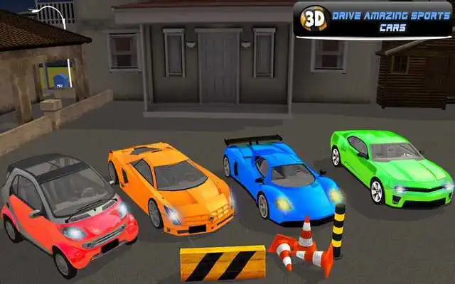 Play Real Sports Car Parking Game:City Car Hard Drive