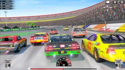 Play Real Stock Car Racing Game 3D as an online game Real Stock Car Racing Game 3D with UptoPlay