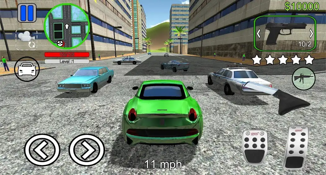 Play Real Theft Crime: Gangster City as an online game Real Theft Crime: Gangster City with UptoPlay